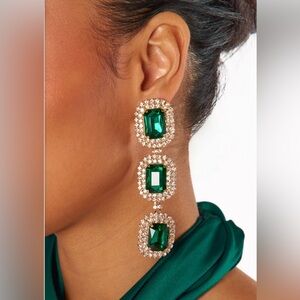 Emerald Drop Earrings
